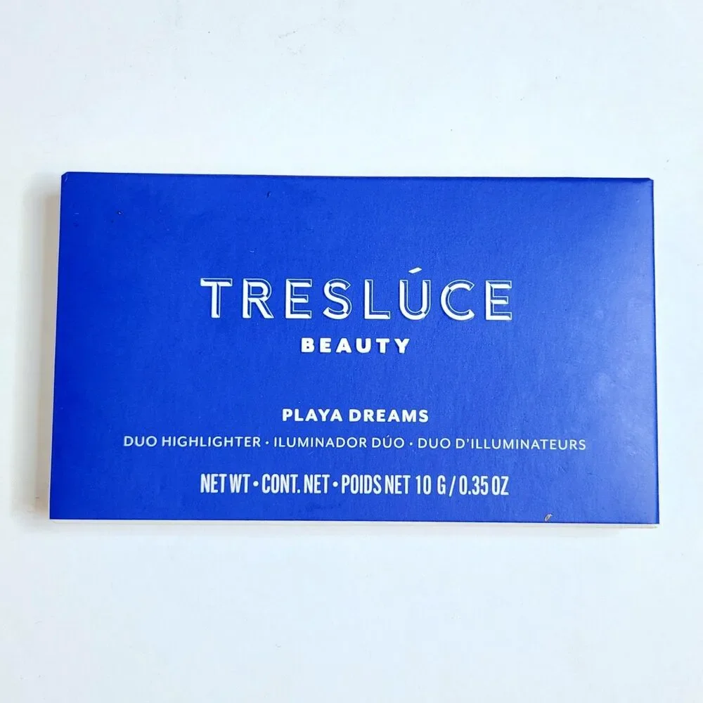 Tresluce Beauty Playa Dreams Duo Highlighter Golden Sand Cream Sand Y Sol Powder